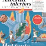Lonseal Aircraft Flooring featured in Aircraft Interiors International magazine on page 107, "First Impressions".